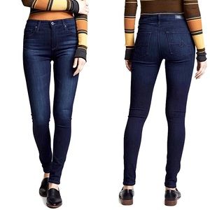 AG ADRIANO GOLDSCHMIED "The Legging Super Skinny Fit" Dark Indigo Stretch 24R